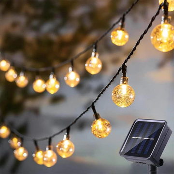 Outdoor Crystal Fairy Solar String Lights